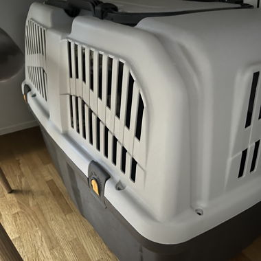 Caisse de transport chien neuve sans roulette 