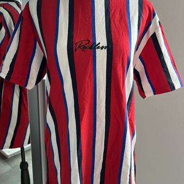 Striped FSBN T-Shirt "Reckless" M