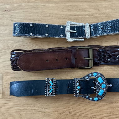 Y2K Style Vintage Belt Bundle