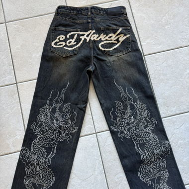 Jeans Urban Outfitters Ed Hardy Dragon Tattoo