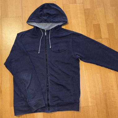 Zip-Pullover mit Kapuze