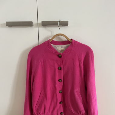 Bomber Jacket by Sézane - Pink, Size 40