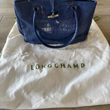Borsa tote Longchamp blu