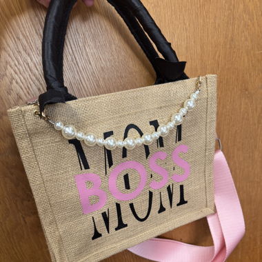 MOM BOSS Jutetasche
