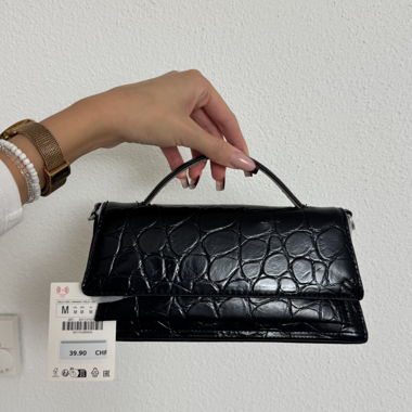 ZARA Handtasche mit Klappe