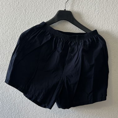 3x schwarze Shorts mit elastischem Bund
