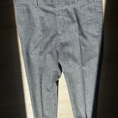 Pantaloni di tessuto grigi Gr. 32 (UE S 36)