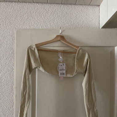 cropped ärmeltop