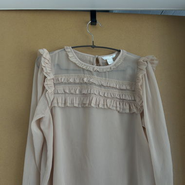 Blouse H&M rose pâle