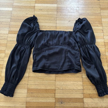 Top en satin H&M