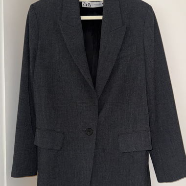 Blazer oversize gris Zara