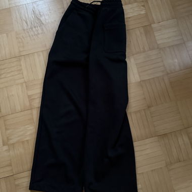 Pantalone in tessuto Uniqlo nero