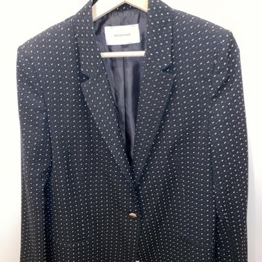 Schwarz-weisser Promod-Blazer
