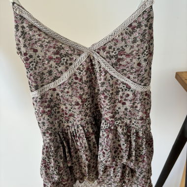 Petit haut à fleurs vintage 