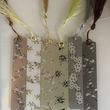Blumen-Lesezeichen Set