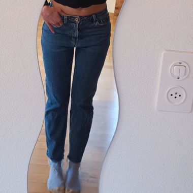 Mom-Jeans Low Waist