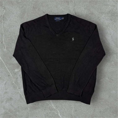 vintage polo ralph lauren sweatshirt light black