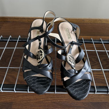 Guess - black wedge sandals EU 39