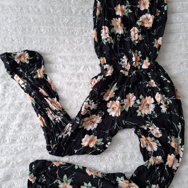 Ellen Amber floral jumpsuit
