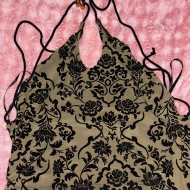 Halter-Top mit Muster