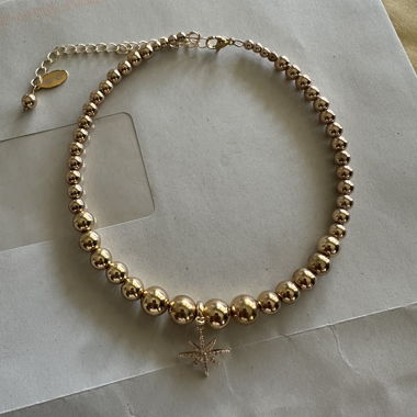 Grains de Verre New York star choker 