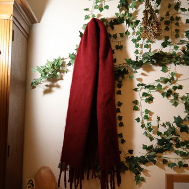 Sciarpa rossa soffice