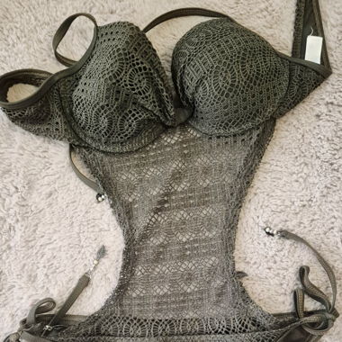 Bikini-Trikini verde kaki S/M