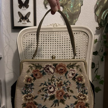 vintage embroidery handbag
