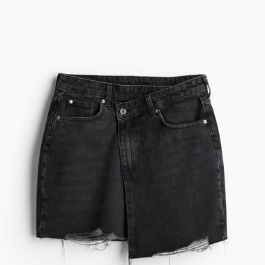 Gonna in jeans nera