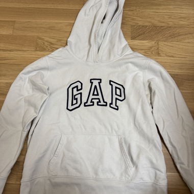 Weisses GAP Hoodie mit Logo