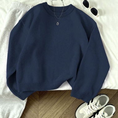 Felpa blu navy
