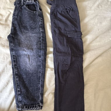 Pantaloni per bambini con vita elastica