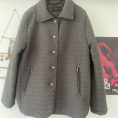 Olivgrüne Steppjacke - Herbstjacke