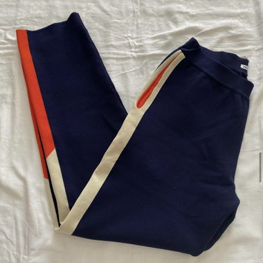 Zara Navy-Strick-Trainingshose