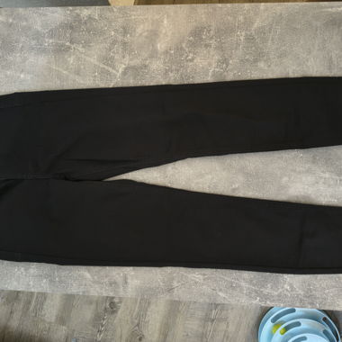 Schwarze Denim-Hose
