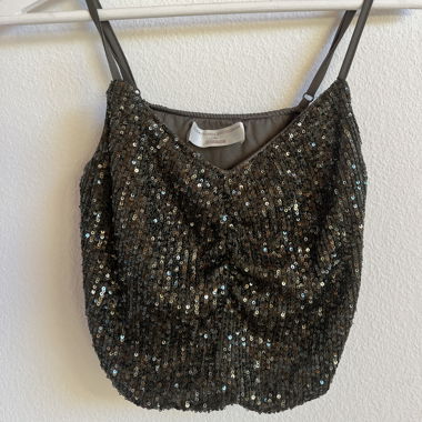 Top con paillettes