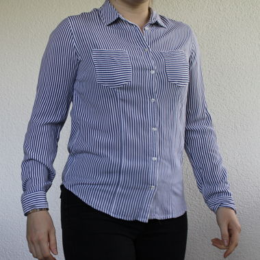 gestreiftes Hemd (Marke: Chicorée)