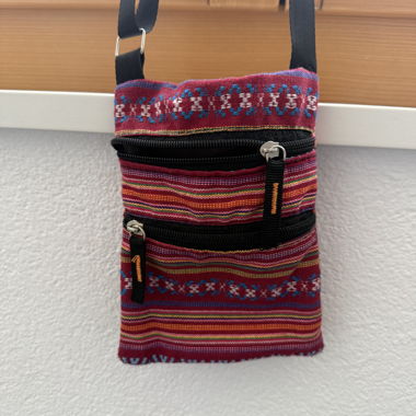 Colorful Fabric Crossbody Bag