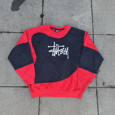 Reworked vintage Stüssy sweatshirt 