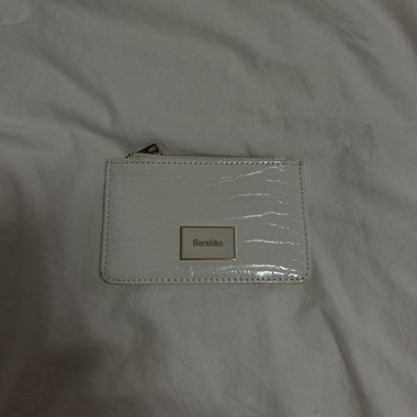 Bershka card holder white