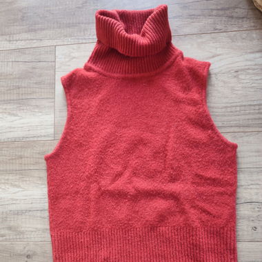 Pull sans manches laine