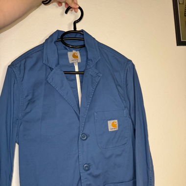 blue carhartt jacket