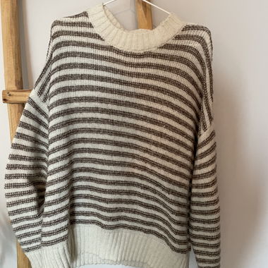 Maglione in maglia rigato MSCH