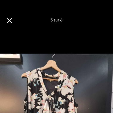 Longue blouse sans manches