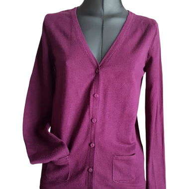 Street One Purple Knit Cardigan Soft Fabric