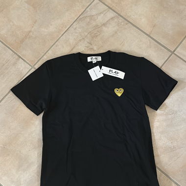 T-shirt nero PLAY Comme des Garçons