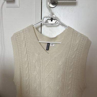Veste beige strick