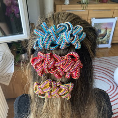 Cute Peruvian hair clips 
