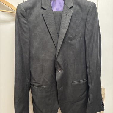 Grey Striped Suit