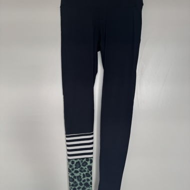 Hey Honey sport leggings black patterned S